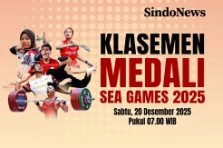 Klasemen Medali SEA Games 2025: Indonesia Pastikan Finis Runner-up