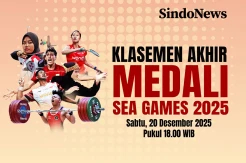 Klasemen Akhir Perolehan Medali SEA Games 2025: Indonesia Runner-up