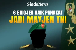 6 Brigjen Naik Pangkat Jadi Mayjen TNI usai Dapat Promosi Jabatan