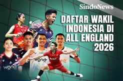 Daftar Wakil Indonesia di All England 2026, Putri KW Sendirian di Tunggal Putri