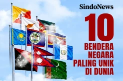 10 Bendera Negara Paling Unik di Dunia, Ada yang Bergambar Naga
