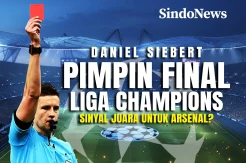 Wasit Jerman Daniel Siebert Pimpin Final Liga Champions PSG vs Arsenal