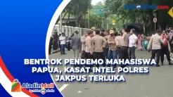 Bentrok Pendemo Mahasiswa...