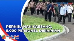 Petugas Gabungan Terjunkan  5.000 Personel Amankan Resepsi Pernikahan Kaesang-Erina