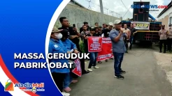 Warga Geruduk Pabrik Obat PT AFI Farma di Kota Kediri karena Masih Beroperasi