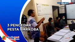 Detik-detik 3 Pengedar...