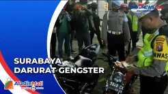 Berantas Gengster, Petugas Gabungan Gelar Razia Besar-besaran di Surabaya