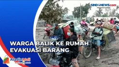 Pascaerupsi Gunung Semeru, Warga Kajar Kuning Berbondong-bondong Pulang ke Rumah Evakuasi Barang