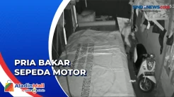 Cemburu Istri Siri Berhubungan dengan Pria Lain, Pria Bakar Sepeda Motor