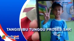 Menyayat Hati, Tangis Ibu Menunggu Proses SAR Bocah 10 Tahun yang Terpeleset Jatuh ke Danau di Bekasi
