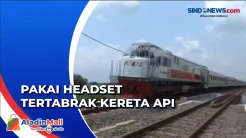 Gunakan Headset, Pria Tewas Tertabrak Kereta Api di Jombang