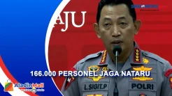 Kapolri Listyo Ungkap 166.000 Personel Disiagakan untuk Pengamanan Natal dan Tahun Baru