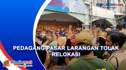 Kronologi Pedagang Pasar Larangan Sidoarjo Terlibat Bentrok dengan Satpol PP