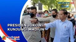 Kunjungi Pasar Tradisional Madiun, Presiden Jokowi Disambut Histeris Warga