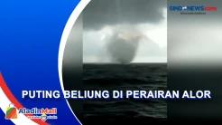 Detik-Detik Air Laut Masuk dalam Kapal saat Puting Beliung dan Gelombang Tinggi Terjang Perairan Alor