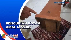 Terekam CCTV, Aksi Maling Kotak Amal Masjid di Tangerang Selatan