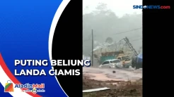 Puting Beliung Landa Ciamis, Puluhan Rumah Rusak
