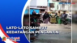 Bukan Rebana, Kedatangan Pengantin Ini Disambut Suara Lato-Lato