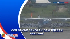 KKB Pimpinan Ananias Tembak Pesawat dan Bakar Sekolah di Pegunungan Bintang