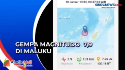 Maluku Diguncang Gempa Magnitudo 7,9 Terasa hingga Papua