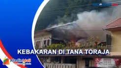 Korsleting Listrik, 3 Rumah di Tana Toraja Hangus Terbakar