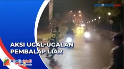 Razia Balap Liar, Polisi Nyaris Ditabrak Pengendara di Soreang