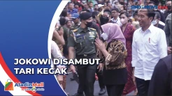 Resmikan Pasar Seni Sukawati, Presiden Jokowi Disambut Tari Kecak