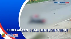 Viral! Kecelakaan Terjadi 3 Kali Berturut-turut di Semarang