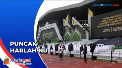 Persiapan Puncak Resepsi Hari Lahir 100 Tahun Nahdlatul Ulama di Sidoarjo