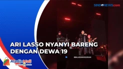 Aksi Ari Lasso Nanyi Bareng Dewa 19 pada Konser Pesta Rakyat 30 Tahun di JIS