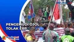 Tolak Kebijakan ERP, Ratusan Pengemudi Ojol Gabungan Geruduk Balai Kota Jakarta