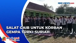 Siswa dan Guru di Lebak Gelar Salat Gaib untuk Korban Gempa Turki-Suriah