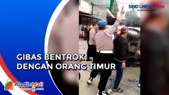 Bentrok Anggota Ormas di Bekasi Gulingkan Mobil yang Ditumpangi Polisi