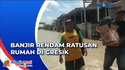 Sungai Lamong Meluap, 914 Rumah di Gresik Terendam Banjir