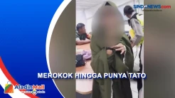 Santai Merokok saat Ditangkap, Perempuan Diduga Copet di Masjid Al Jabbar Viral