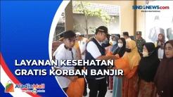 Idap Gangguan Kesehatan akibat Banjir, Para Lansia Serbu Layanan Kesehatan Gratis