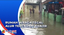 Hujan Deras Puluhan Rumah Warga Tegal Alur Terendam Banjir, Pengurus RT Siapkan Lokasi Pengungsian