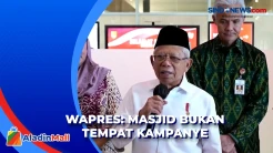 Jelang Pemilu, Wapres Tegaskan Masjid dan Rumah Ibadah Bukan Lokasi Kampanye