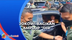 Presiden Jokowi Kunjungi Pasar, Warga Solo Berebut Amplop THR