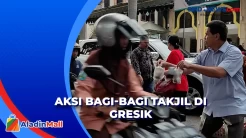 Rajut Toleransi, Umat Kristiani di Gresik Bagi-Bagi Takjil