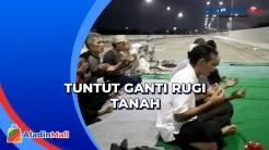 Jalur Tol Cimanggis - Cibitung Diblokir Warga hingga Dini Hari