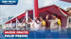 Kurangi Beban Jalan Tol dan Arteri, Kapolri Lepas 434 Bus Mudik Gratis Polri Presisi
