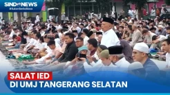 Gelar Salat Ied Hari Ini, Warga Muhammadiyah Padati Halaman Universitas Muhammadiyah Jakarta