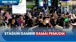 H-1 Lebaran 2023, Stasiun Gambir Ramai Pemudik