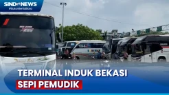 Mudik 2023 Sepi, Bus Cadangan Tak Terpakai di Terminal Induk Bekasi