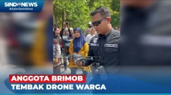 Anggota Brimob Tembak Jatuh Drone Tak Berizin saat Acara Grebeg Syawal di Yogyakarta