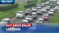 Arus Balik Lebaran, Situasi di Tol Cipali Terpantau Padat Merayap