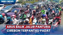 Jumlah Kendaraan Pemudik di Jalur Pantura Cirebon Meningkat pada H+8 Lebaran