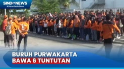 Hari Buruh, Ribuan Buruh Purwakarta Bawa 6 Tuntutan Ini