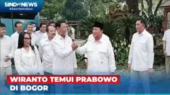 Tiba di Padepokan Garuda Yaksa, Wiranto Langsung Disambut Prabowo